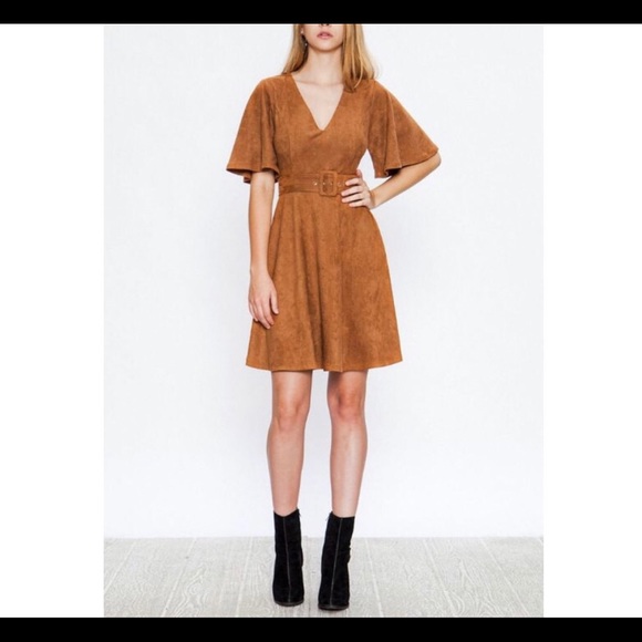 Flawless Suede Dress - Picture 3 of 4